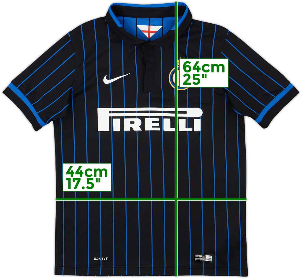 2014-15 Inter Milan Home Shirt - 9/10 - (L.Boys)