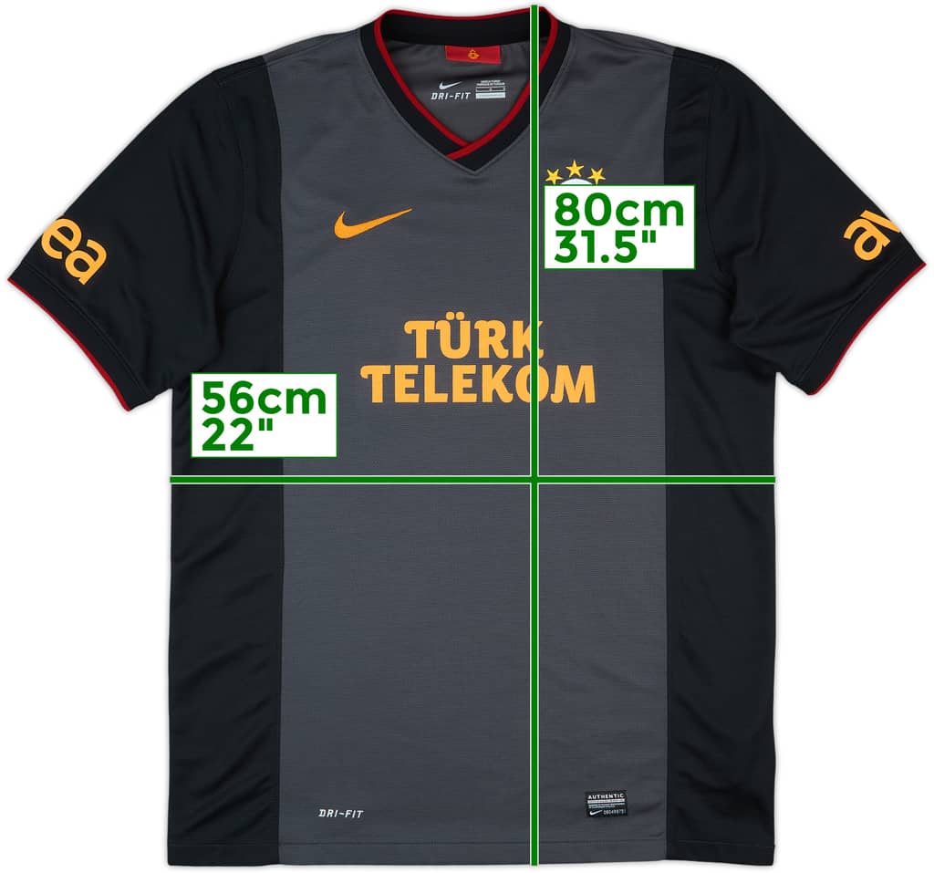 2013-14 Galatasaray Away Shirt - 9/10 - (L)