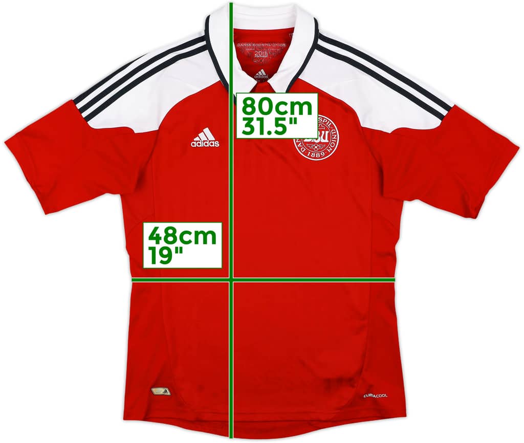 2012-13 Denmark Home Shirt - 9/10 - (M)