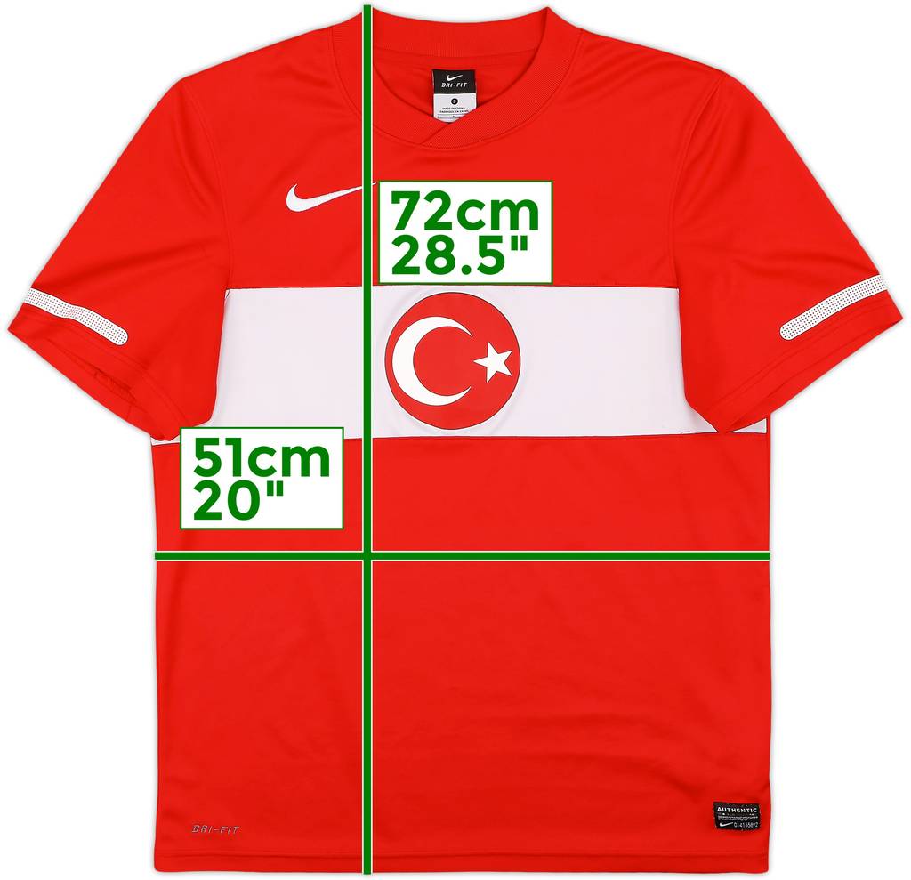2010-12 Turkey Basic Home Shirt - 9/10 - (S)