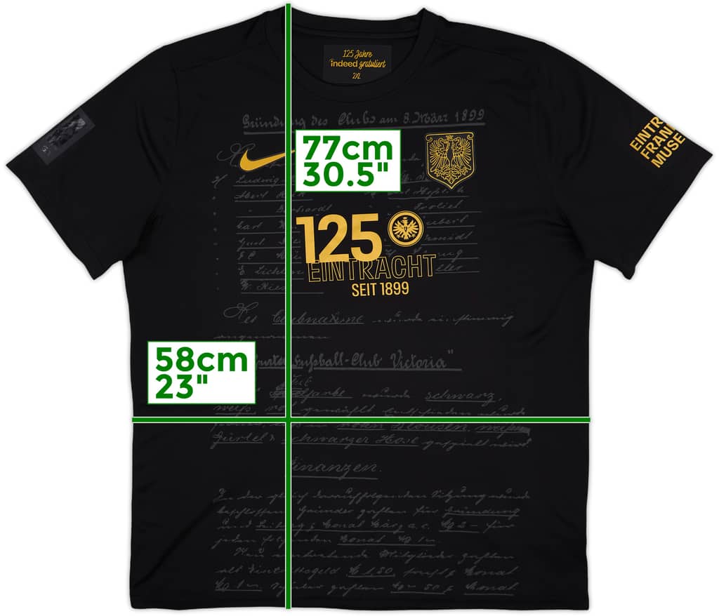 2023-24 Eintracht Frankfurt Anniversary Fourth Shirt - 8/10 - (XXL)