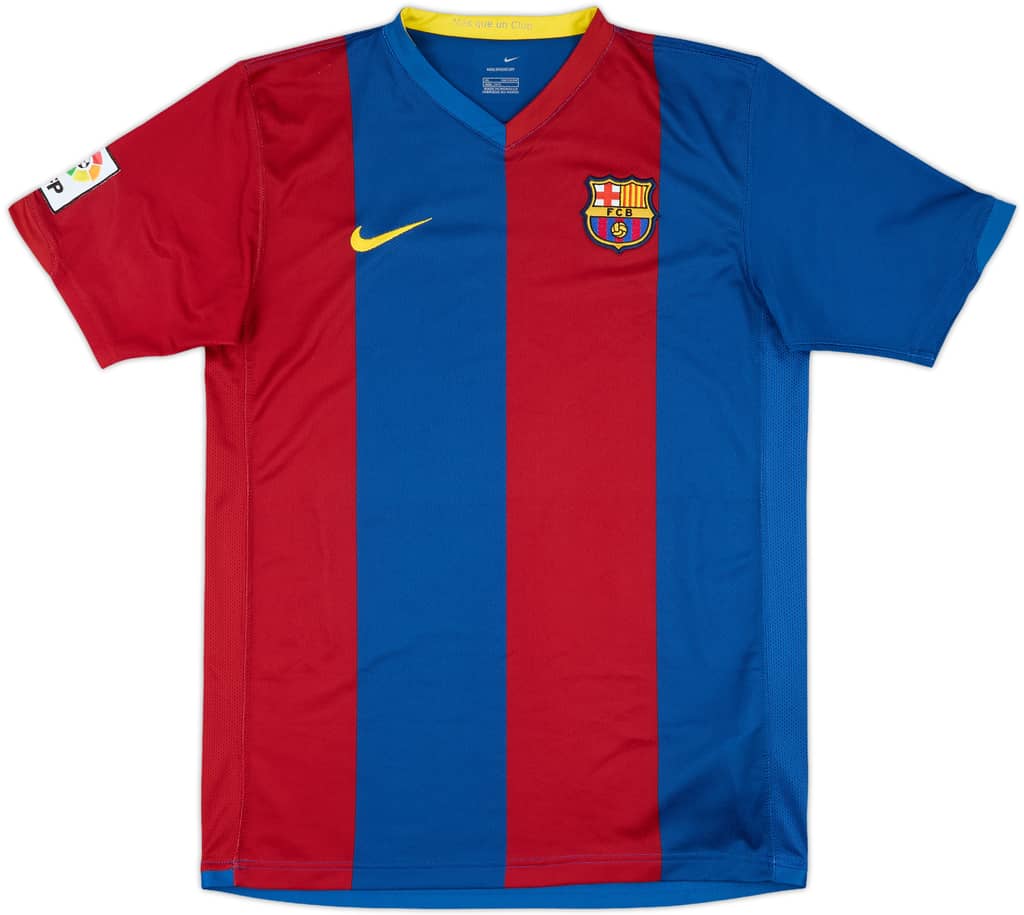 2006-07 Barcelona Home Shirt - 10/10 - (XL.Boys)