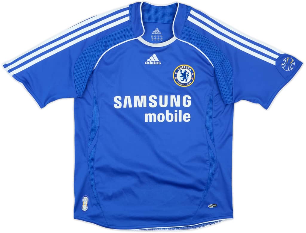 2006-08 Chelsea Home Shirt - 7/10 - (M.Boys)
