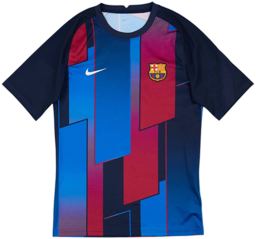 2021-22 Barcelona Nike Training Shirt - 10/10 - (S)