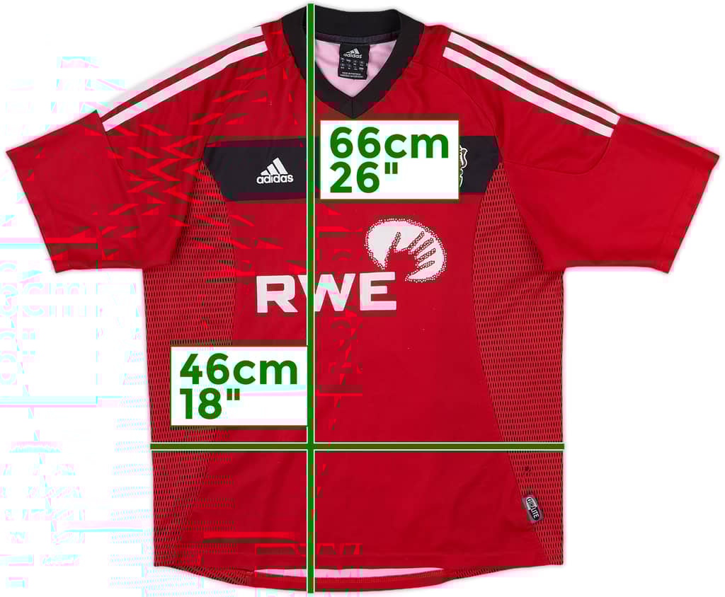 2002-04 Bayer Leverkusen Home Shirt - 7/10 - (Y)