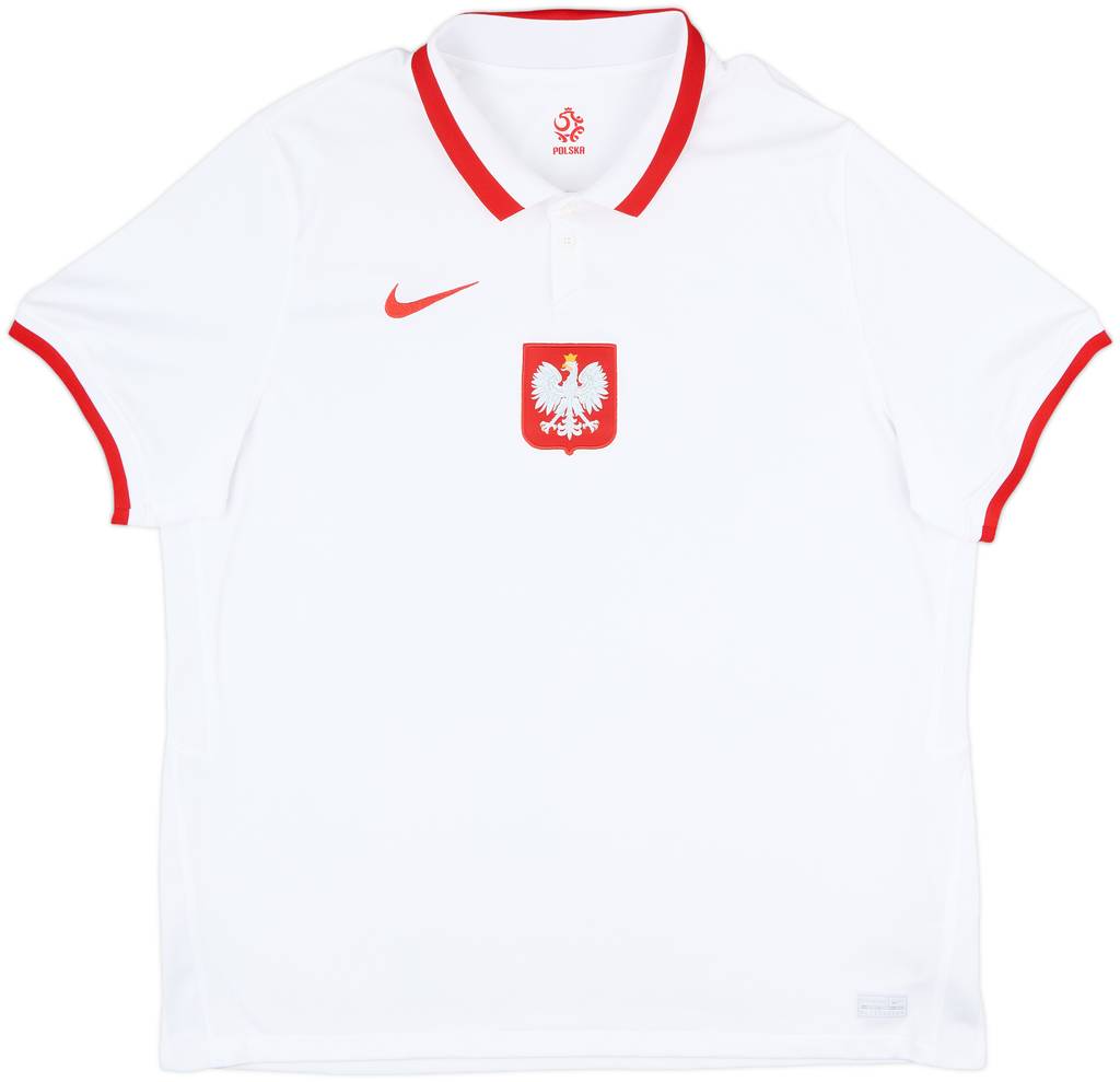 2020-21 Poland Home Shirt - 9/10 - (XXL)