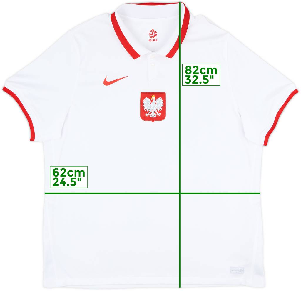 2020-21 Poland Home Shirt - 9/10 - (XXL)