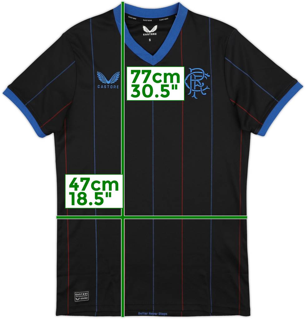 2022-23 Rangers Fourth Shirt - 10/10 - (S)
