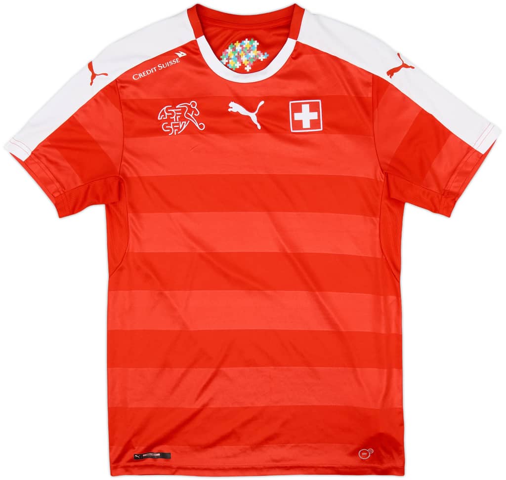 2016-17 Switzerland Home Shirt - 8/10 - (S)