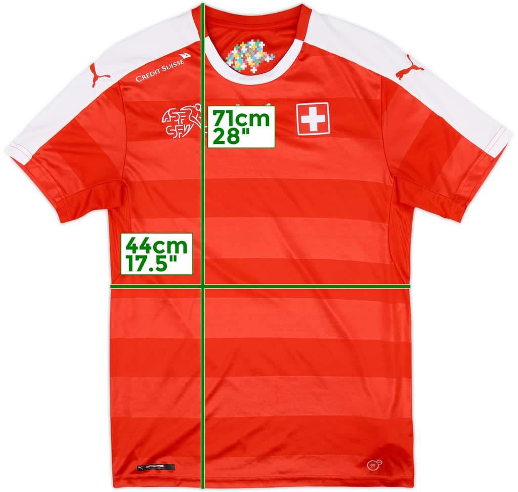 2016-17 Switzerland Home Shirt - 8/10 - (S)