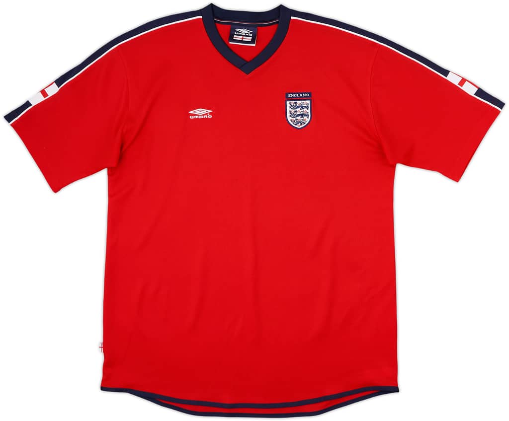 2002-03 England Umbro Training Shirt - 9/10 - (XL)