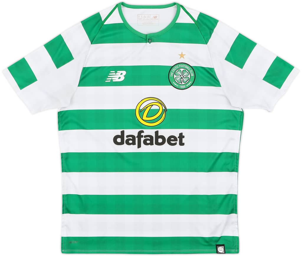 2018-19 Celtic Home Shirt - 9/10 - (S)