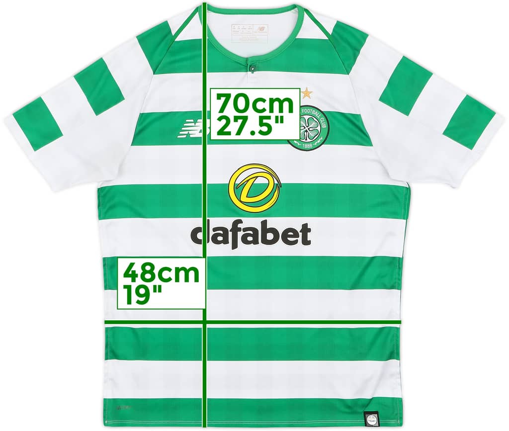2018-19 Celtic Home Shirt - 9/10 - (S)