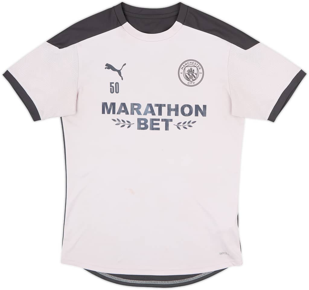 2020-21 Manchester City Puma Player Issue Training Shirt #50 - 7/10 - (M)