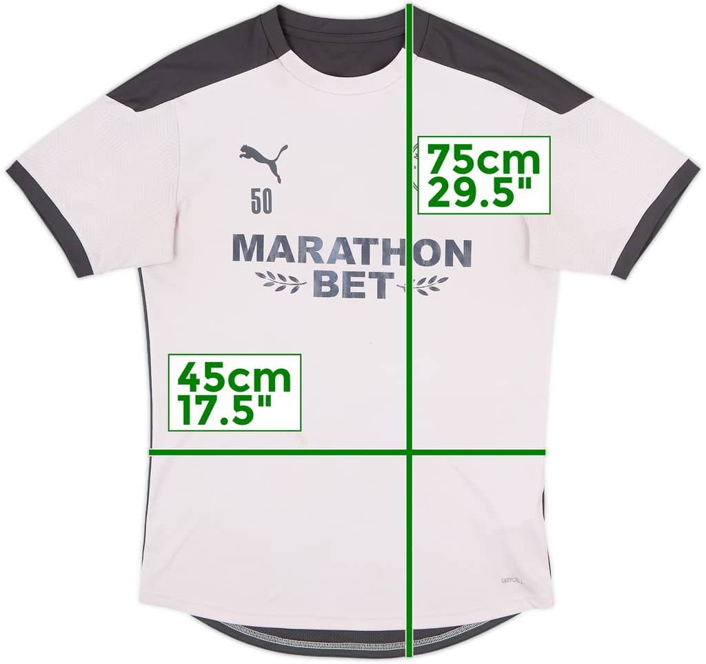 2020-21 Manchester City Puma Player Issue Training Shirt #50 - 7/10 - (M)