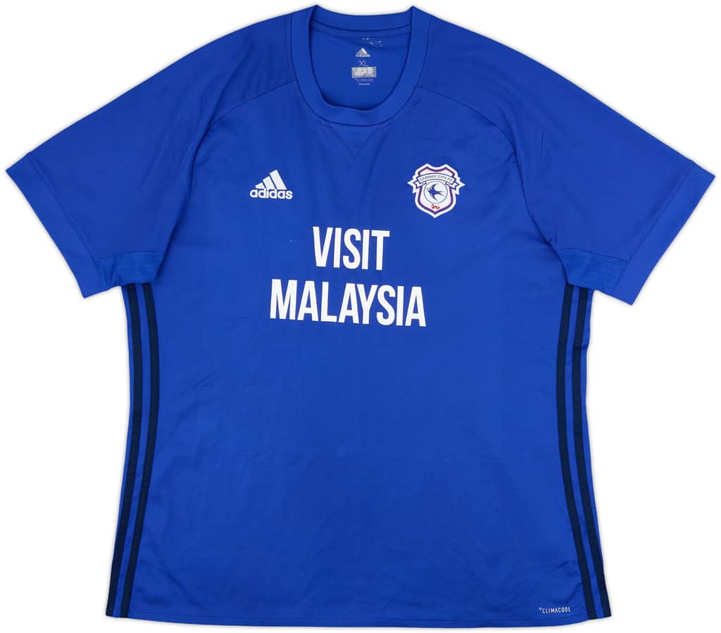 2017-18 Cardiff City Home Shirt - 8/10 - (XL)