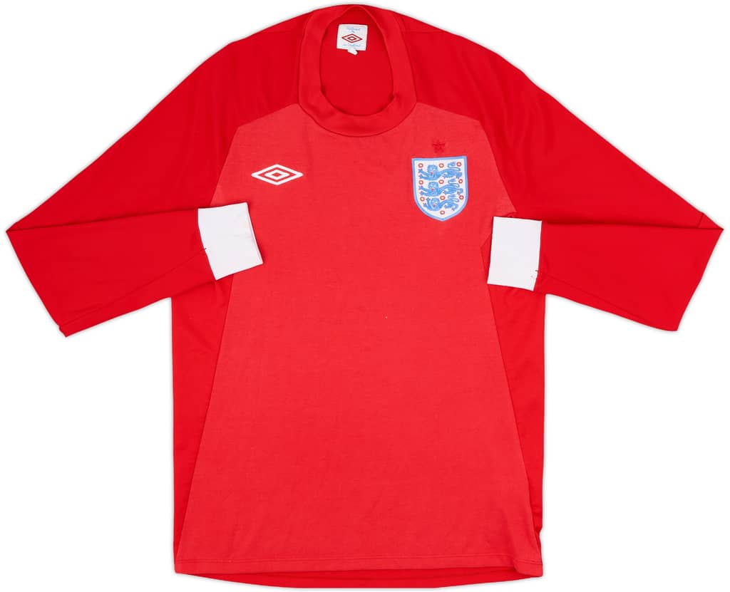 2010-11 England Away L/S Shirt - 6/10 - (S)