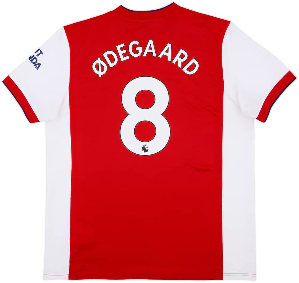 2021-22 Arsenal Home Shirt Odegaard #8 - 6/10 - (S)