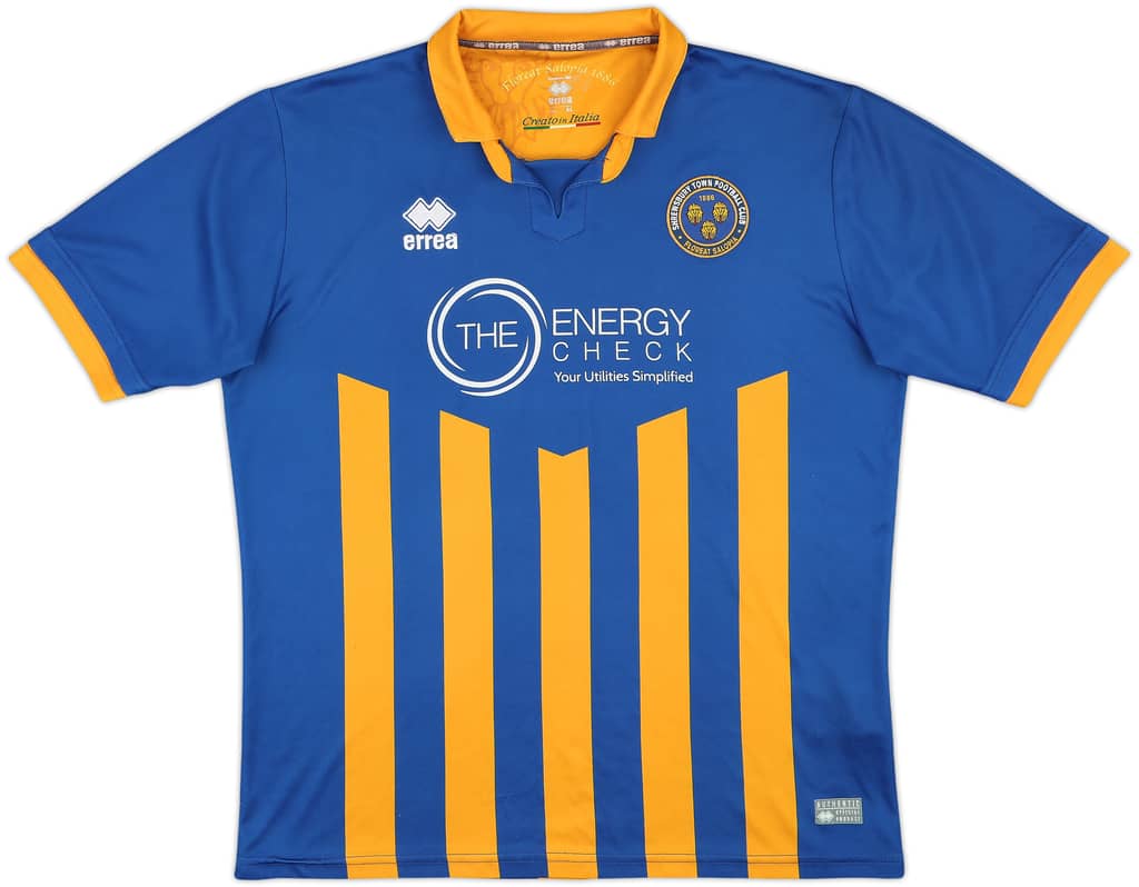 2017-18 Shrewsbury Home Shirt - 8/10 - (XL)