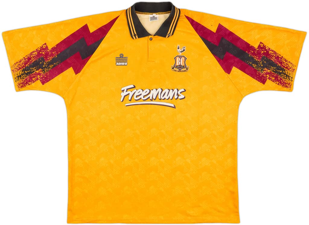1993-94 Bradford City Home Shirt - 8/10 - (XL)
