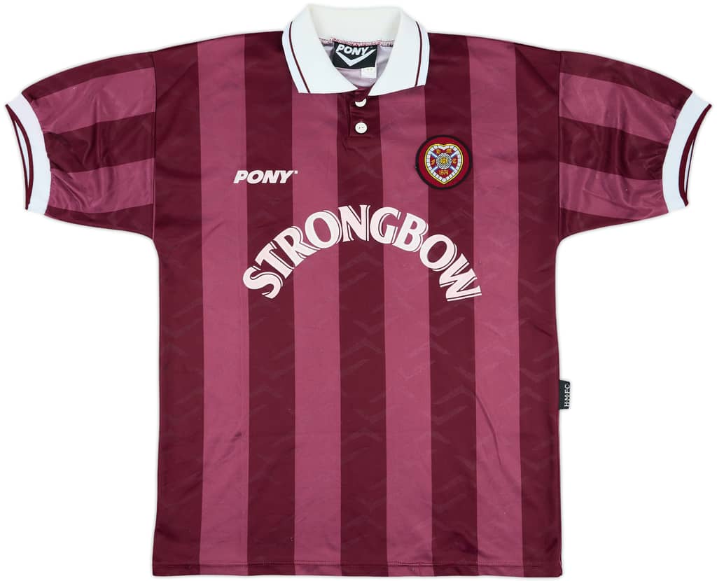 1995-97 Hearts Home Shirt - 8/10 - (M)