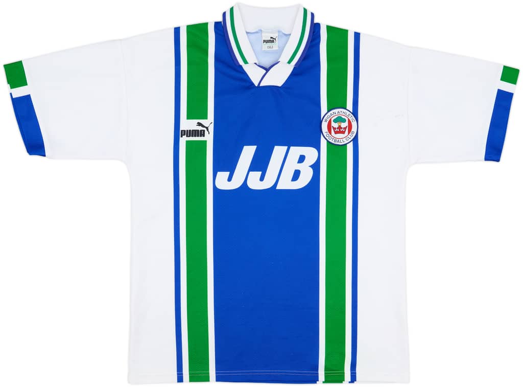 1995-98 Wigan Home Shirt - 7/10 - (XL)