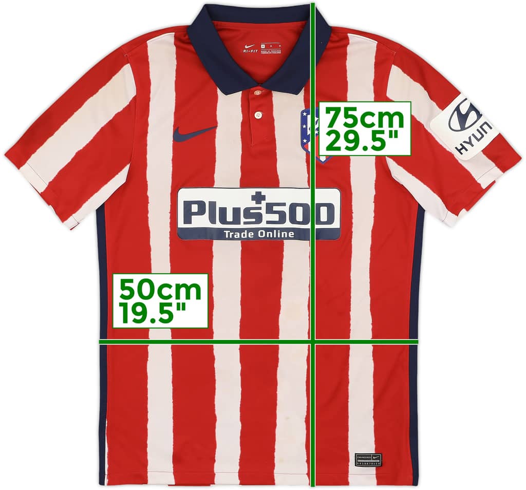 2020-21 Atletico Madrid Home Shirt - 5/10 - (M)