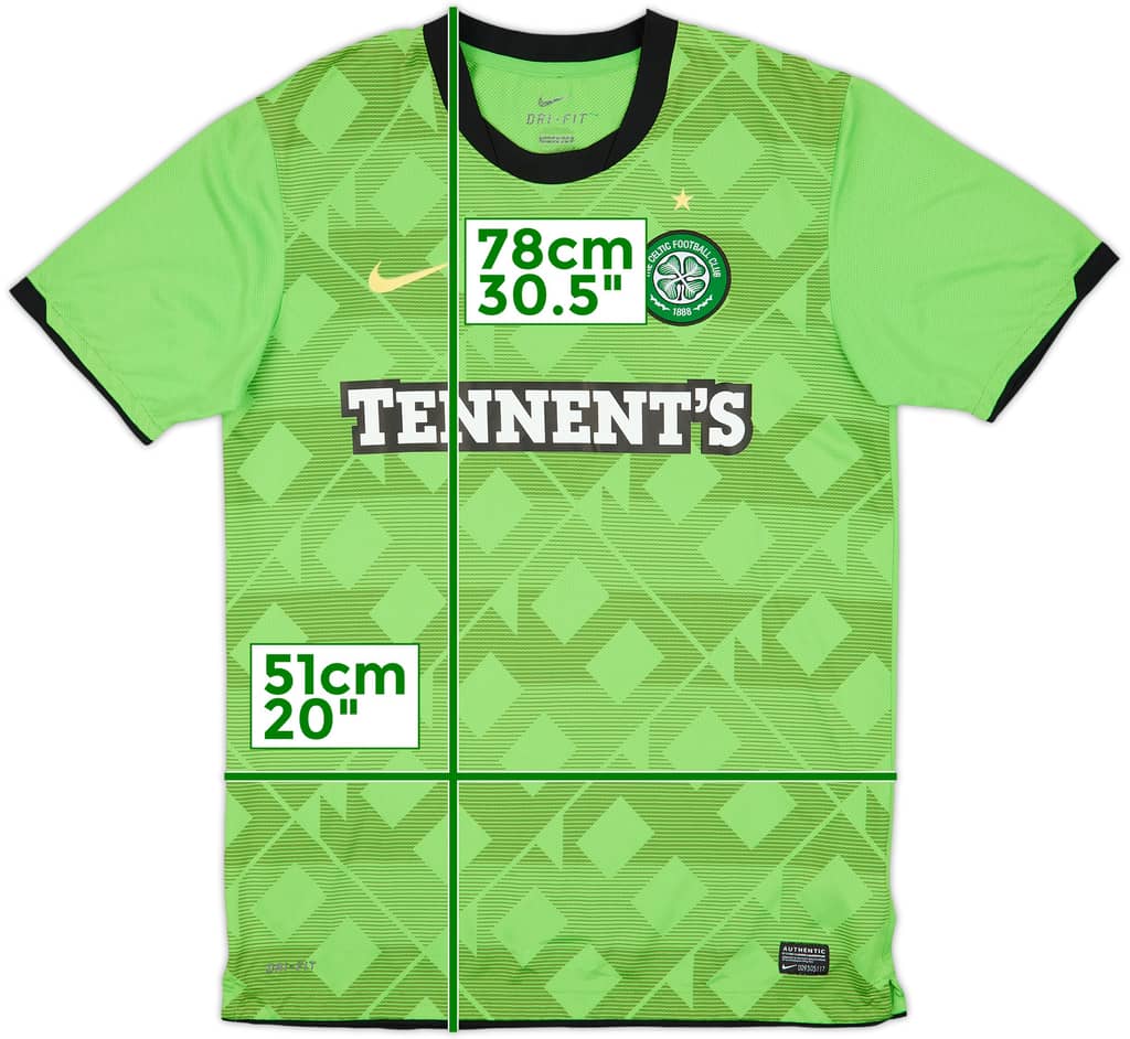 2010-11 Celtic Away Shirt - 8/10 - (M)