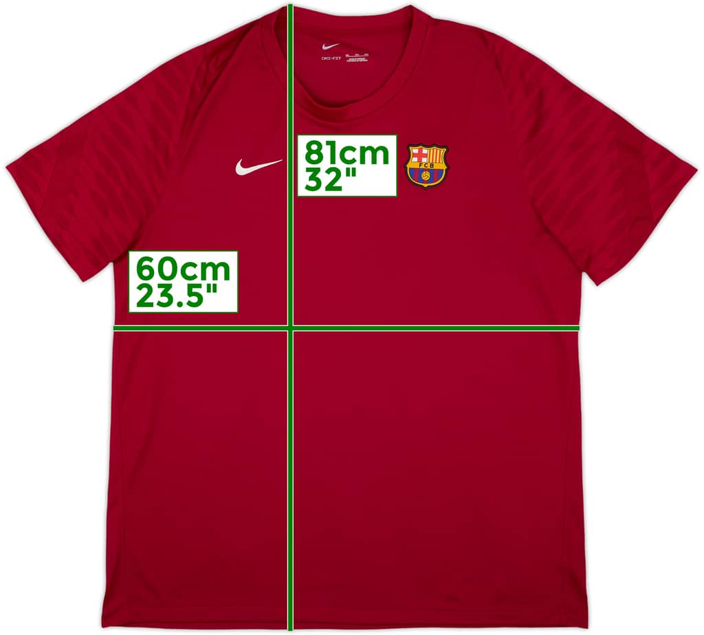2021-22 Barcelona Nike Training Shirt - 9/10 - (XXL)