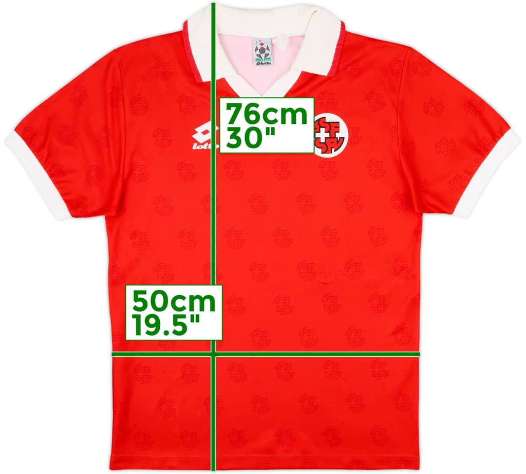 1994-96 Switzerland Home Shirt - 8/10 - (M)