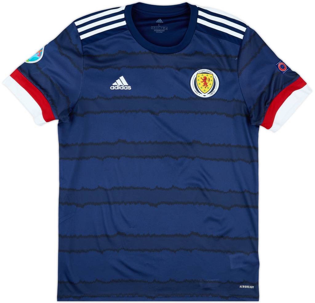 2020-22 Scotland Home Shirt - 8/10 - (L)