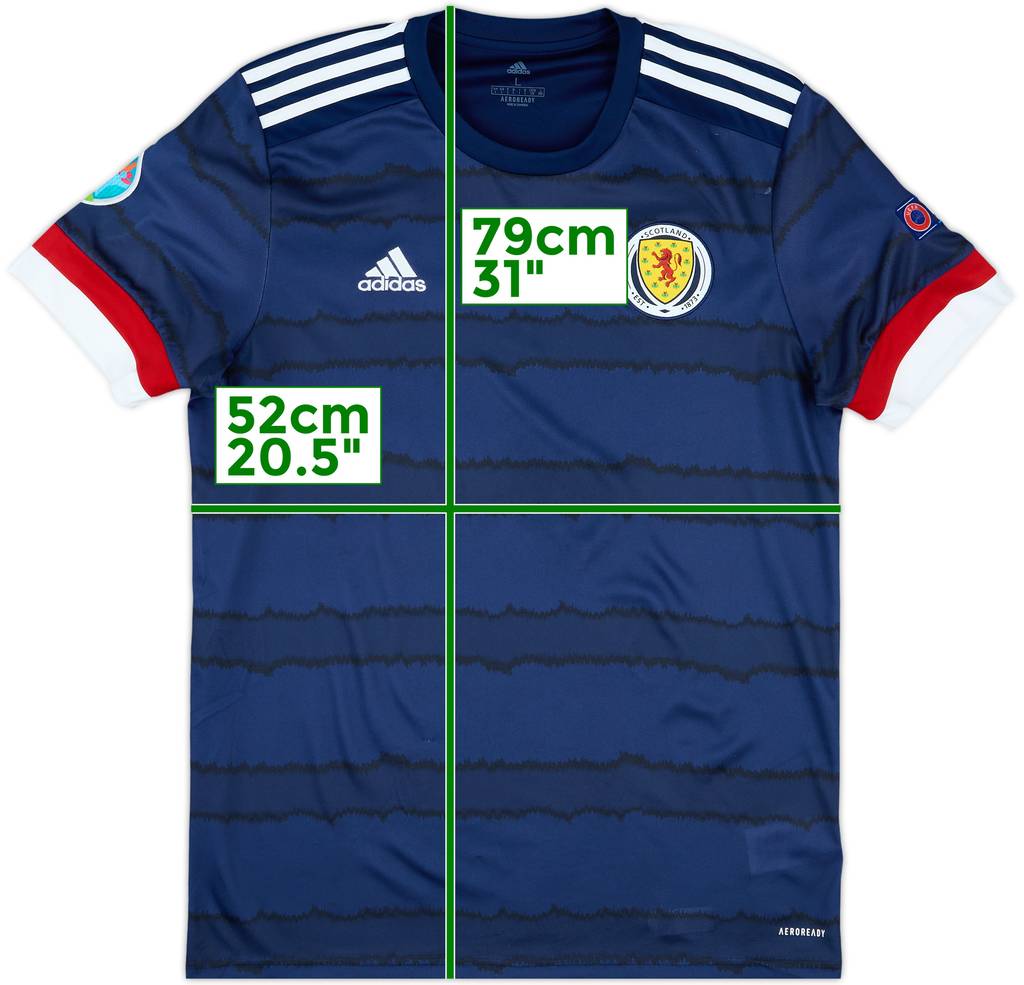 2020-22 Scotland Home Shirt - 8/10 - (L)