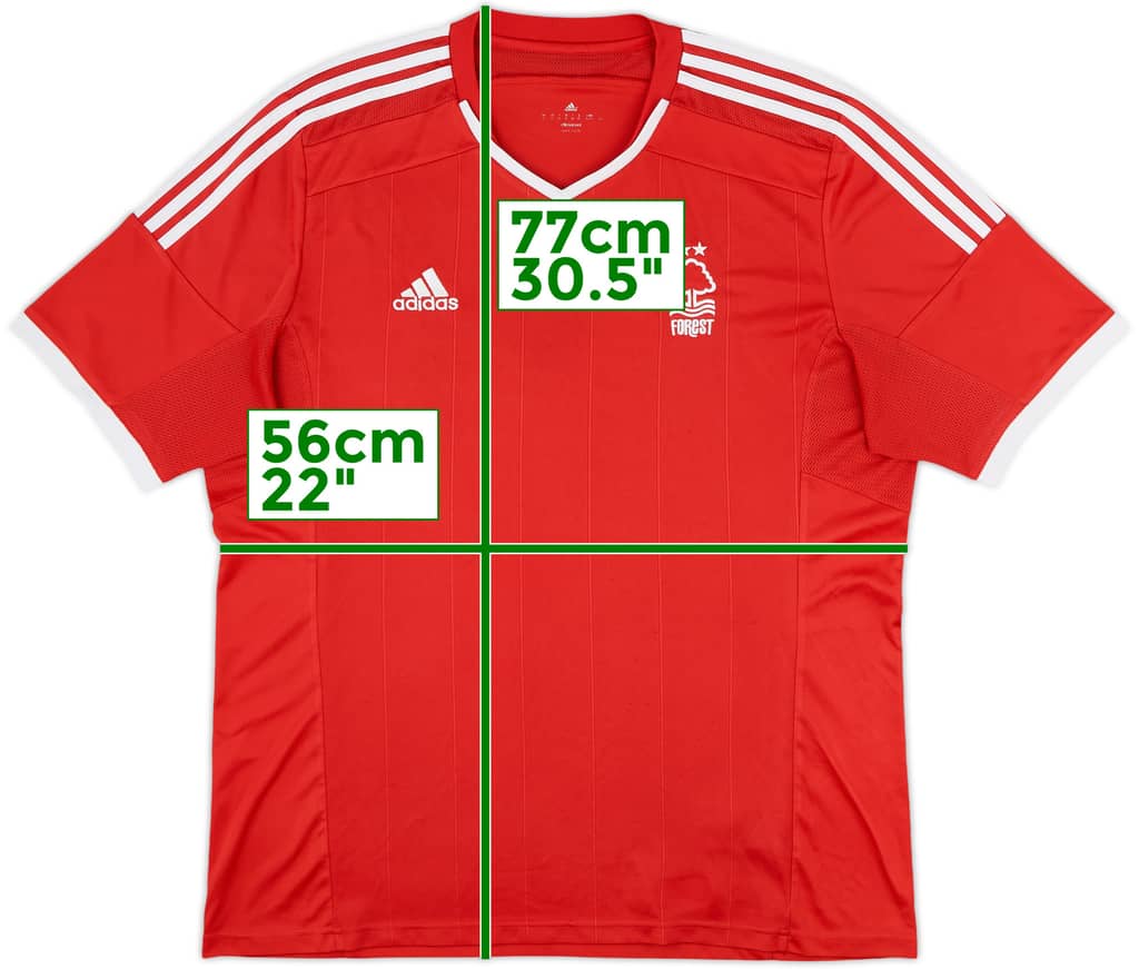 2014-15 Nottingham Forest Home Shirt - 7/10 - (XL)
