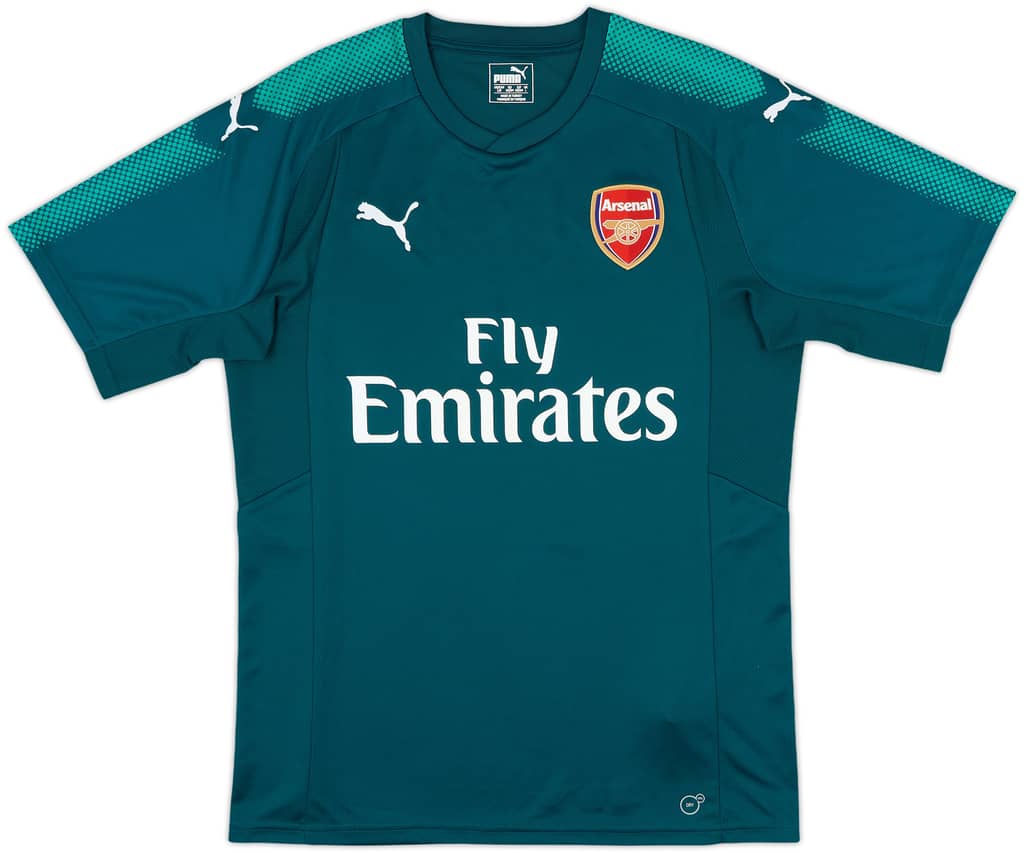 2017-18 Arsenal S/S GK Shirt - 8/10 - (L)