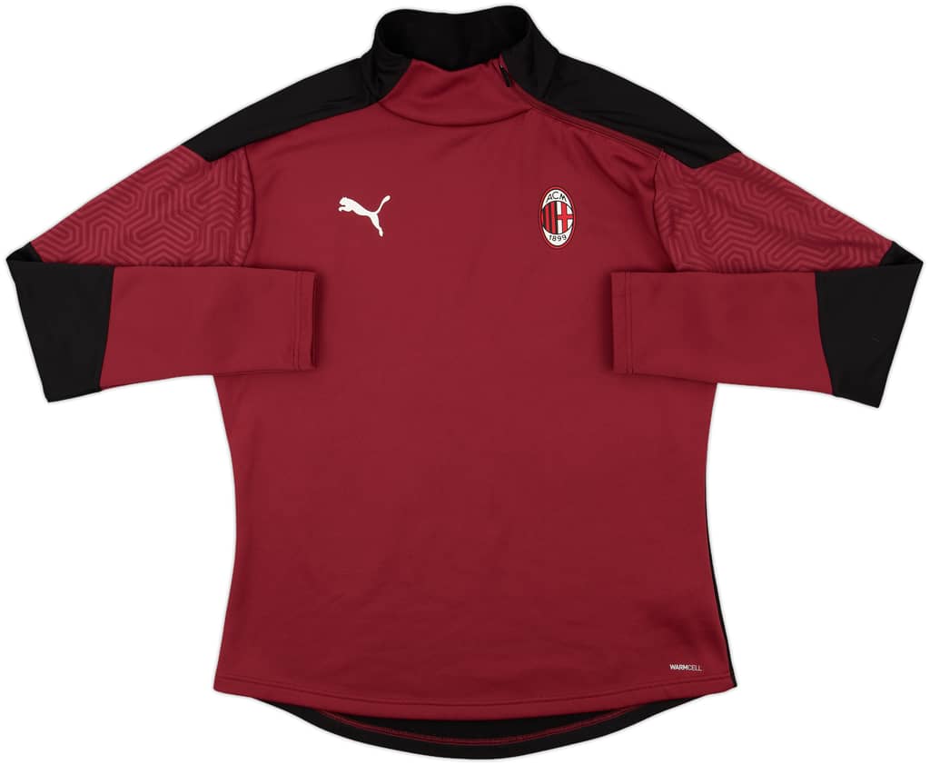 2019-20 AC Milan Puma 1/4 Zip Drill Top - 8/10 - (L)