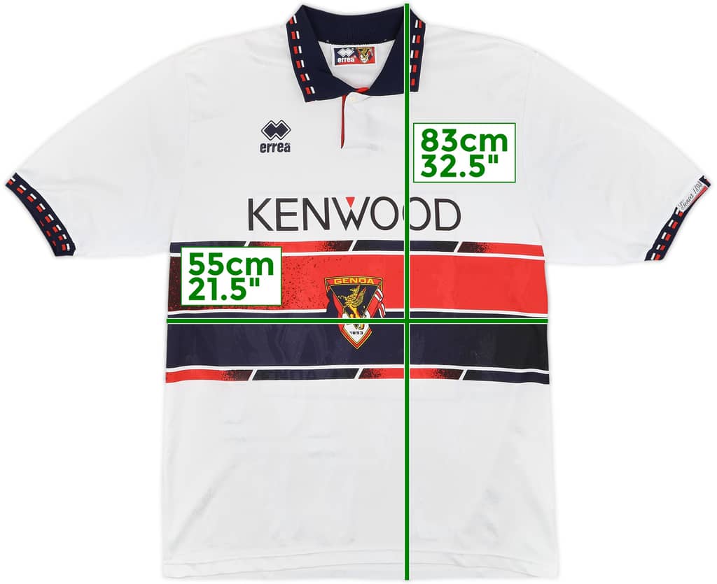 1994-95 Genoa Away Shirt - 9/10 - (XL)