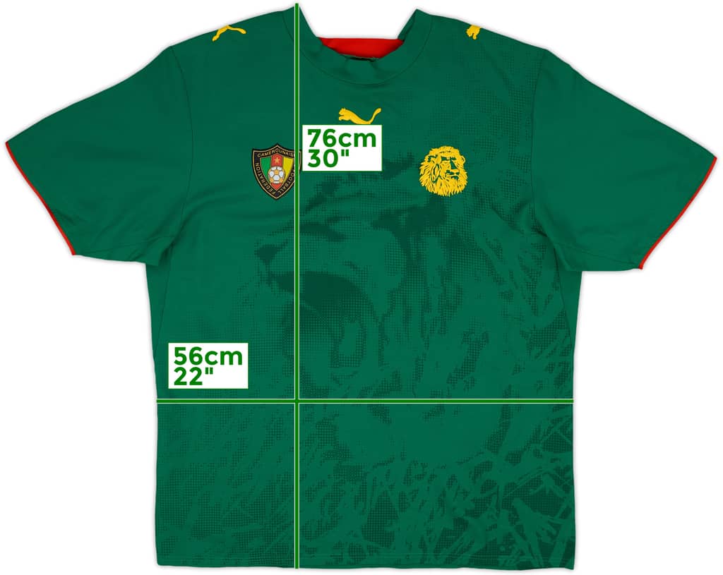 2006-08 Cameroon Home Shirt - 8/10 - (L)