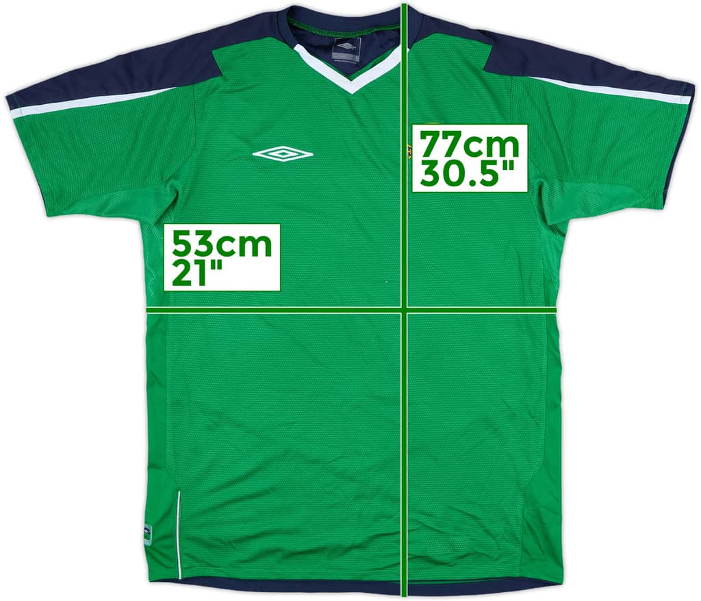 2004-06 Northern Ireland Home Shirt - 8/10 - (L)