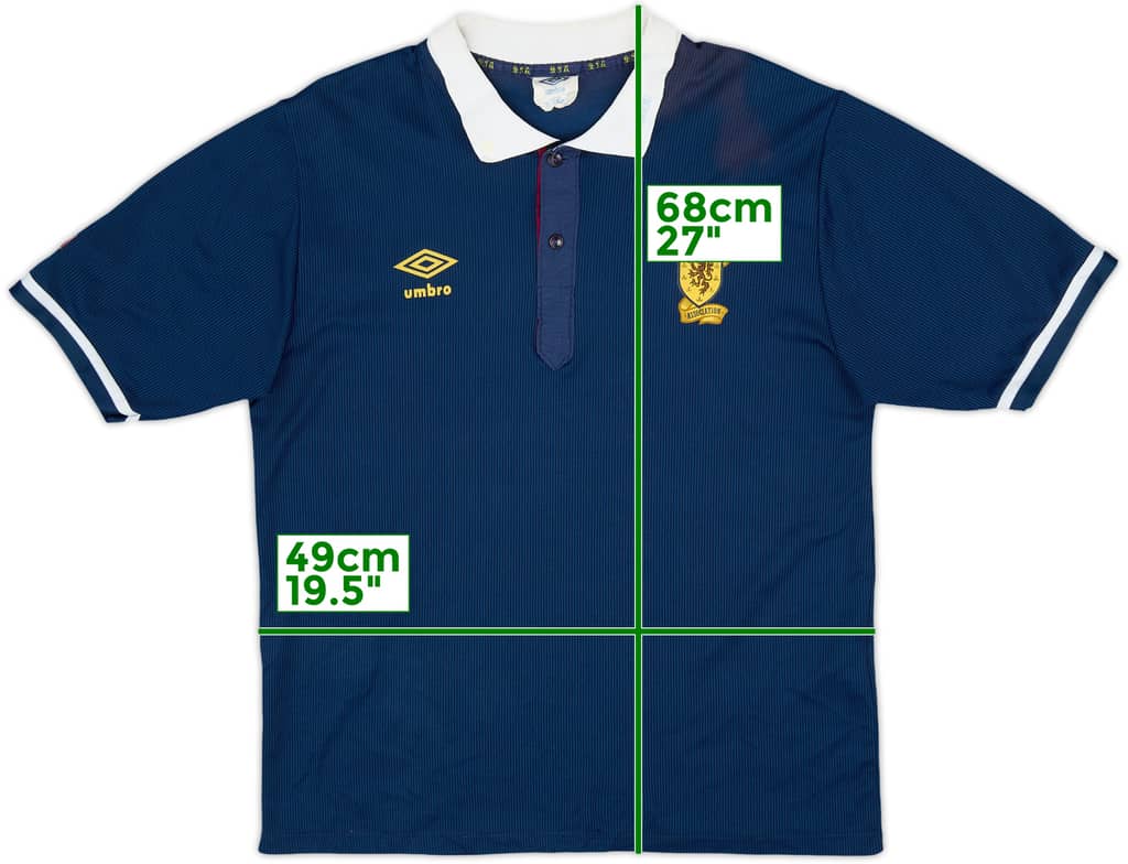 1988-91 Scotland Home Shirt - 8/10 - (M)