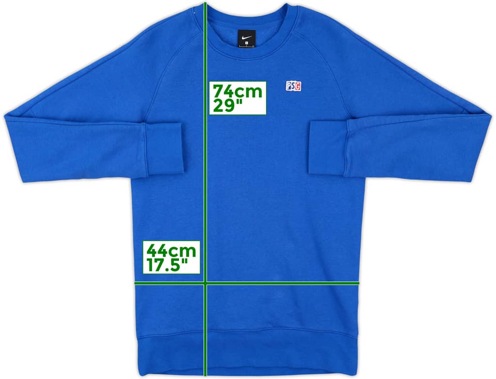 2020-21 Paris Saint-Germain Nike Sweat Top - 10/10 - (S)
