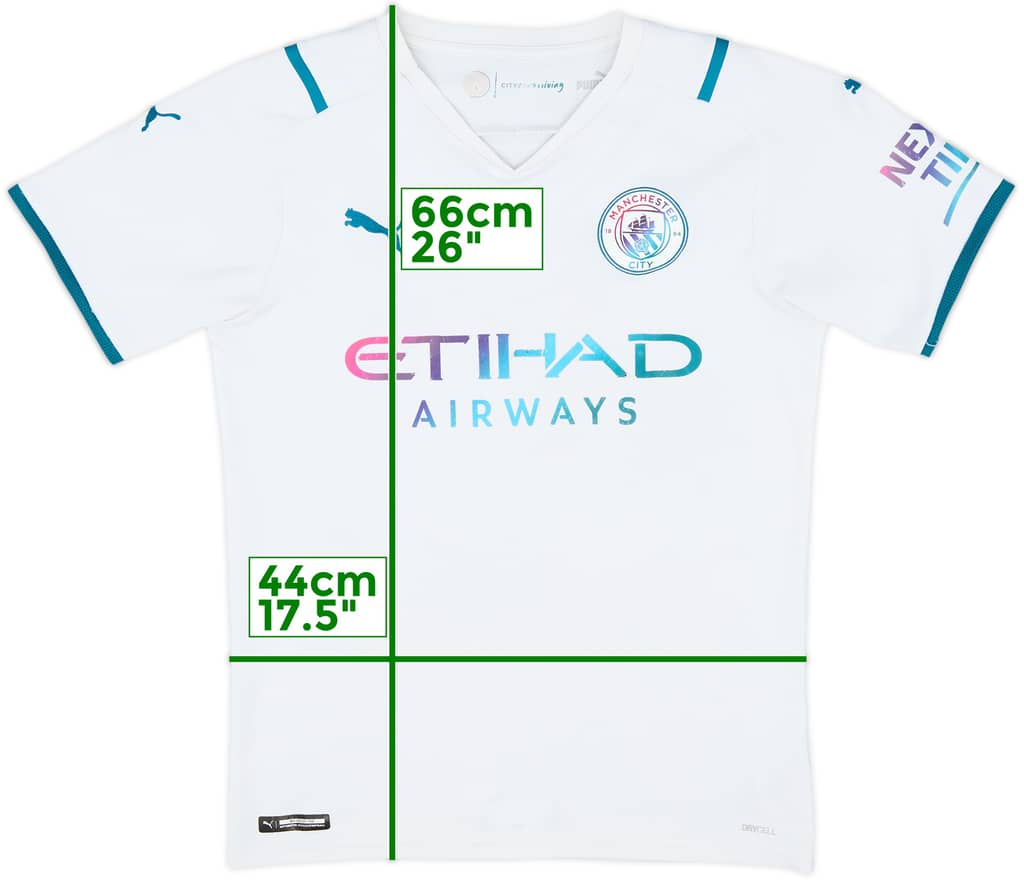 2021-22 Manchester City Away Shirt - 5/10 - (S)