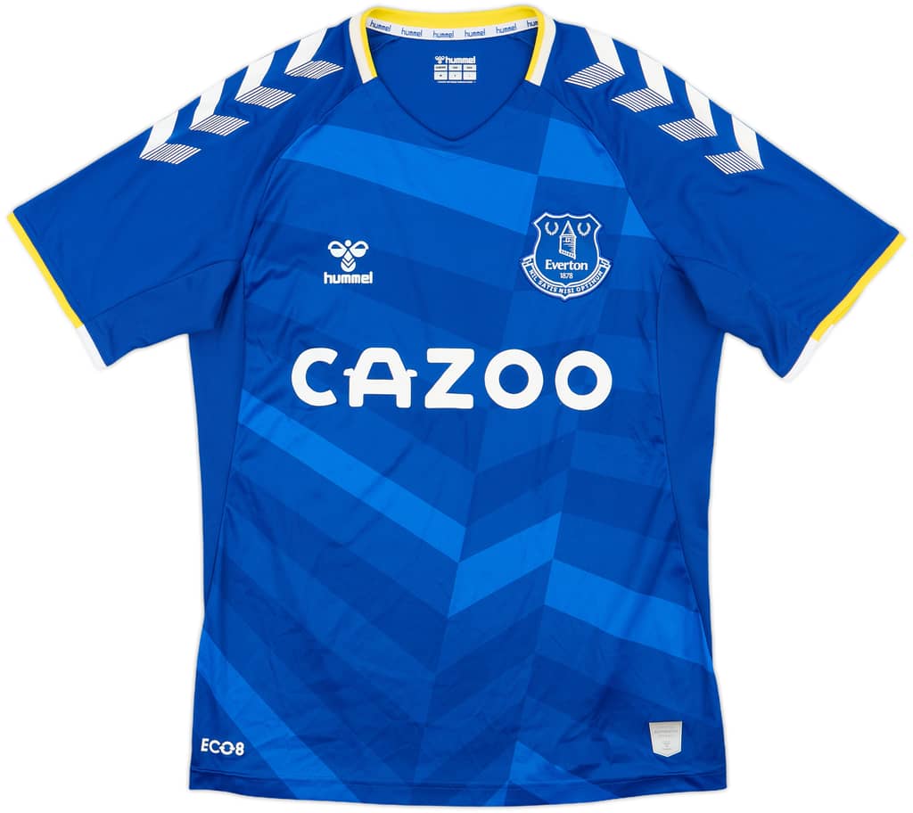 2021-22 Everton Home Shirt - 10/10 - (M)