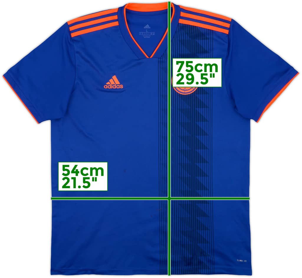 2018-19 Colombia Away Shirt - 7/10 - (L)
