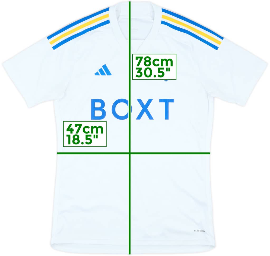 2023-24 Leeds United Home Shirt - 8/10 - (M)
