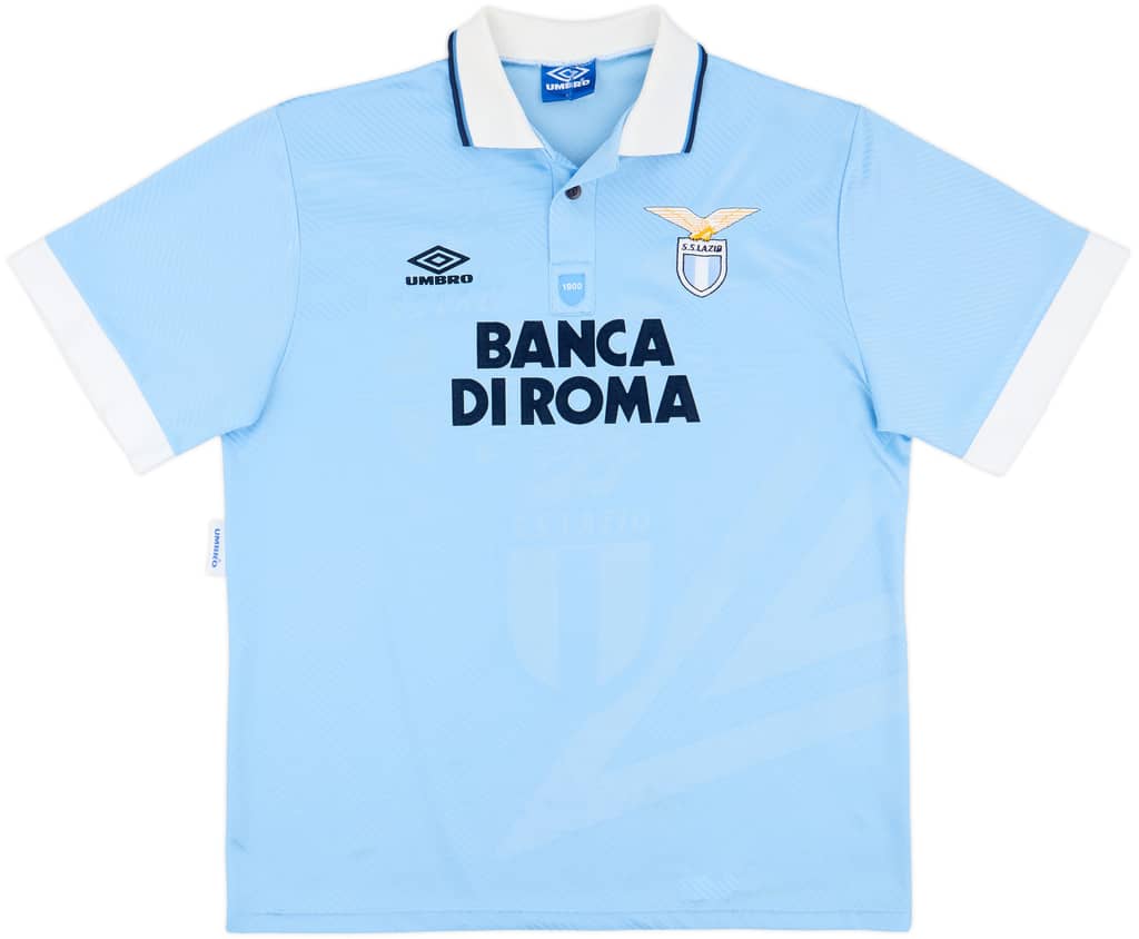 1993-95 Lazio Home Shirt - 9/10 - (XL)