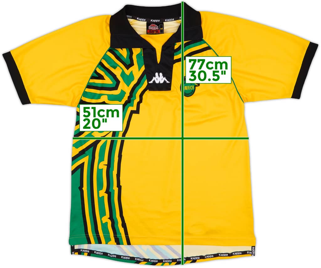 1998-00 Jamaica Home Shirt - 8/10 - (L)