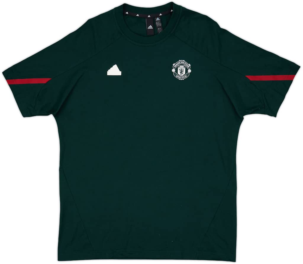 2023-24 Manchester United adidas Cotton Tee - 10/10 - (M)