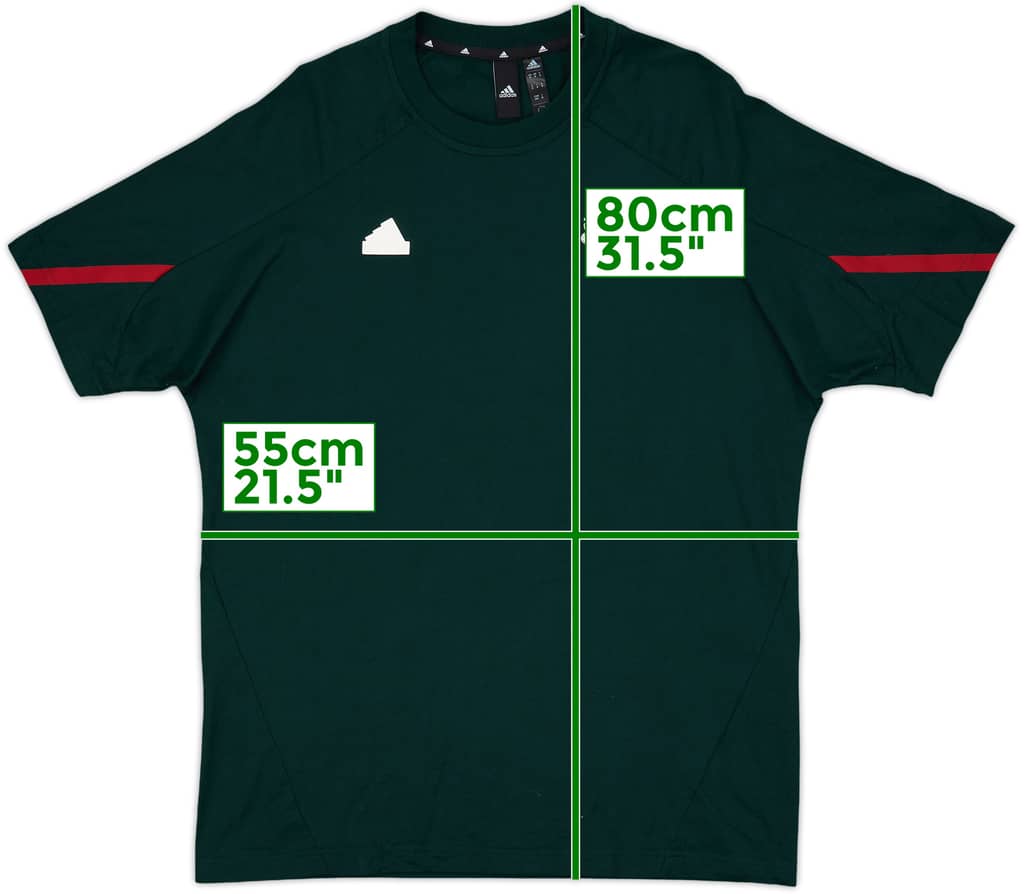 2023-24 Manchester United adidas Cotton Tee - 10/10 - (M)