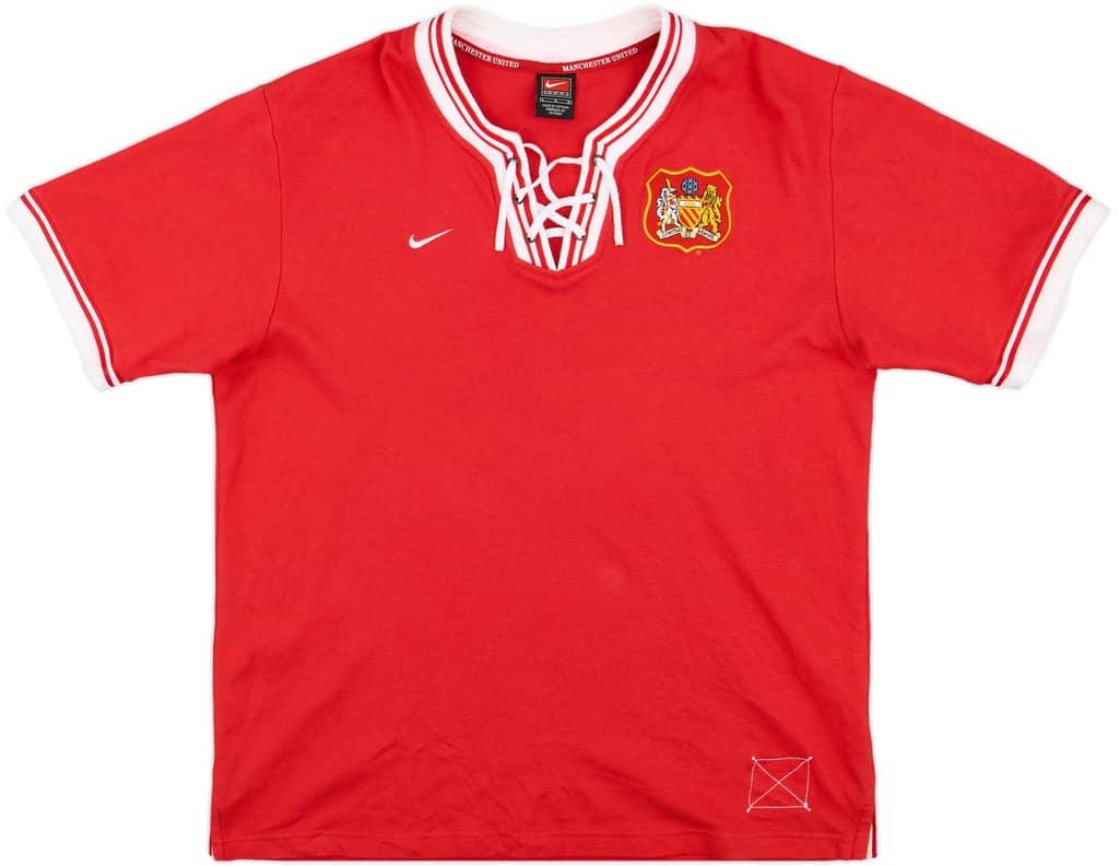 2003-04 Manchester United Nike Retro Heritage Shirt - 9/10 - (L)