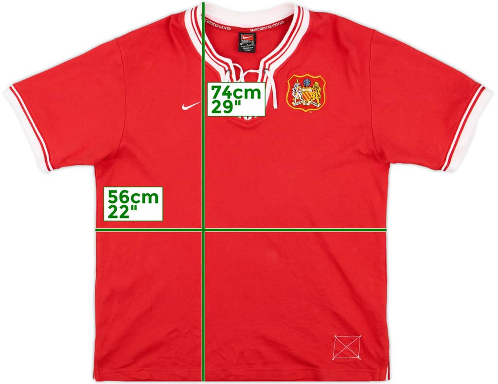 2003-04 Manchester United Nike Retro Heritage Shirt - 9/10 - (L)